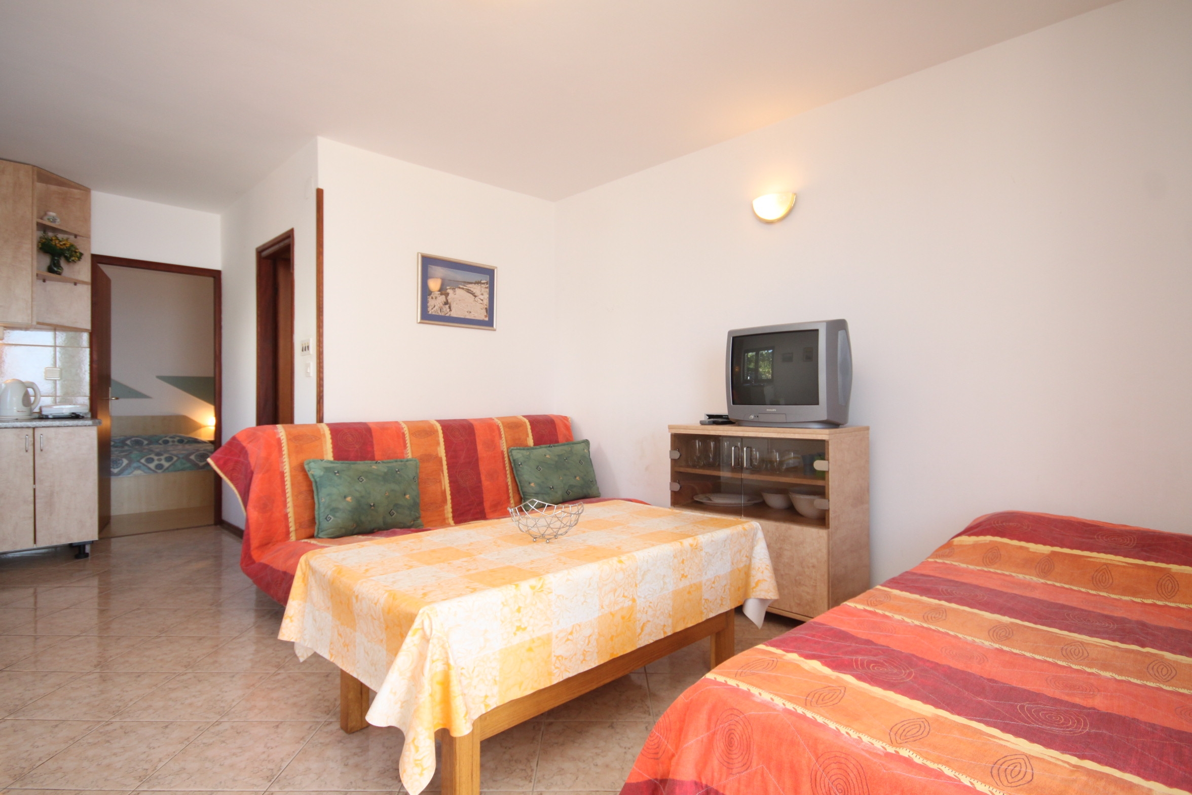 One bedroom apartment near beach Ždrelac, Pašman  A-b