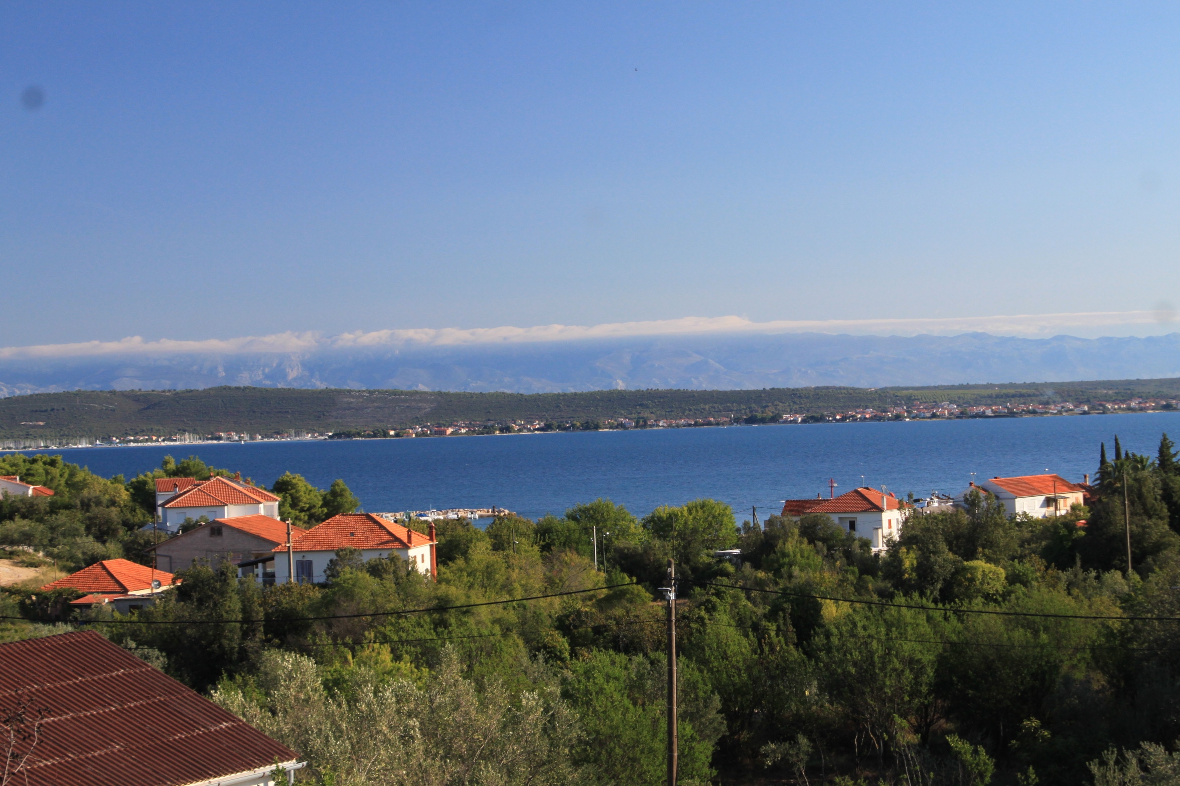 One bedroom apartment with terrace and sea view Ždrelac, Pašman  A-a