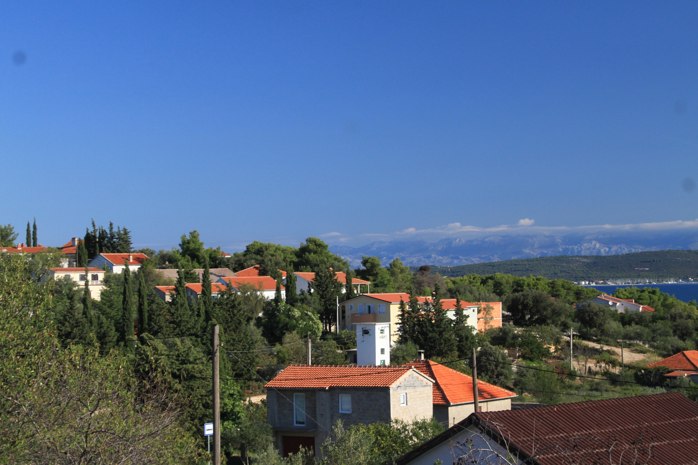 One bedroom apartment with terrace and sea view Ždrelac, Pašman  A-a