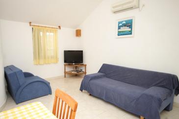 Dnevna soba Preko, Dnevna soba v nastanitvi vrste apartment, dostopna klima in WiFi.