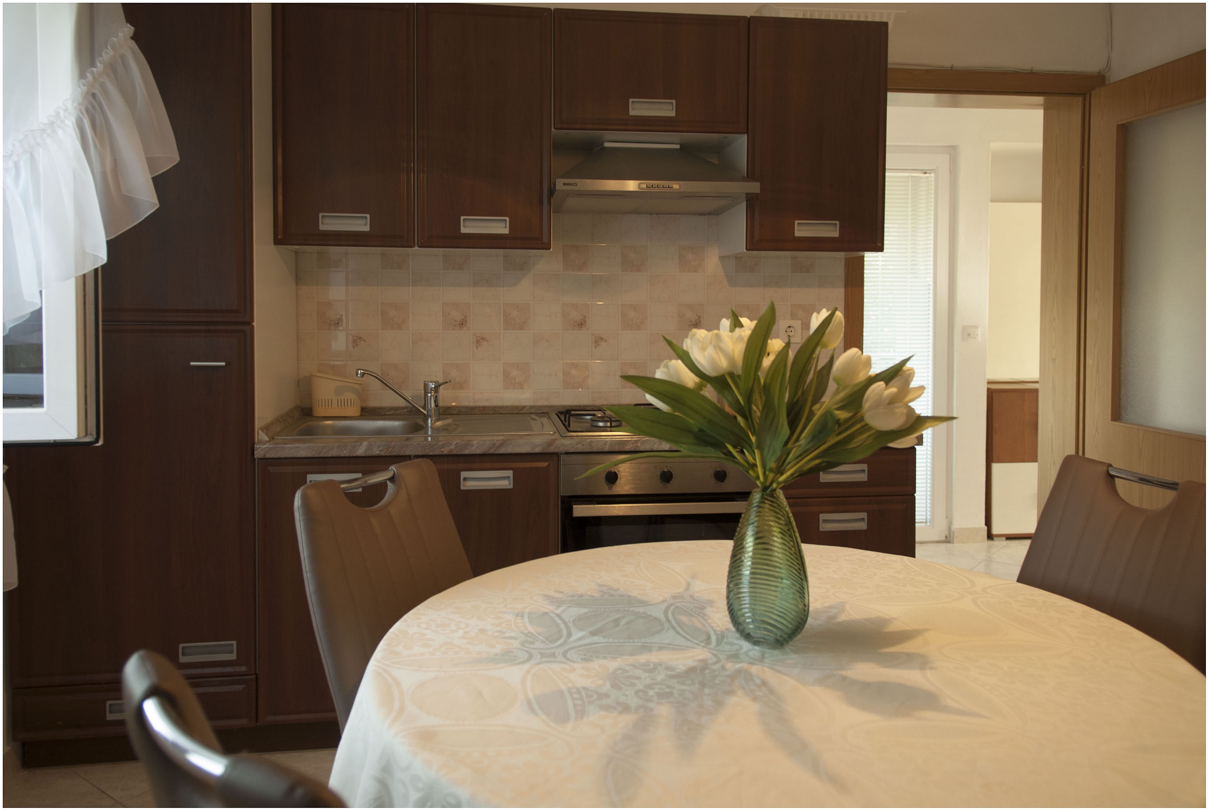 One bedroom apartment with terrace and sea view Cove Mala Lamjana, Ugljan (A-8449-b)