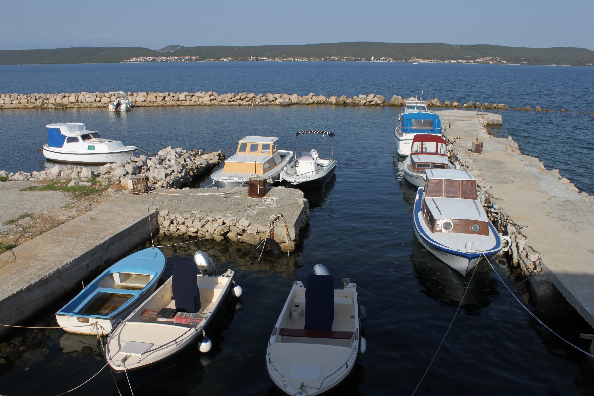 One bedroom apartment with terrace and sea view Neviđane, Pašman  A-c