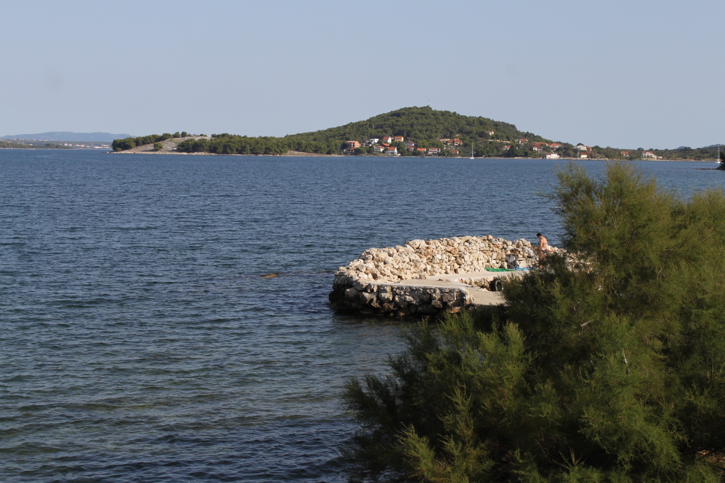 One bedroom apartment with terrace and sea view Neviđane, Pašman  A-c
