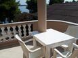 Tkon, Terrace in the apartment, with a sea view and WiFi.