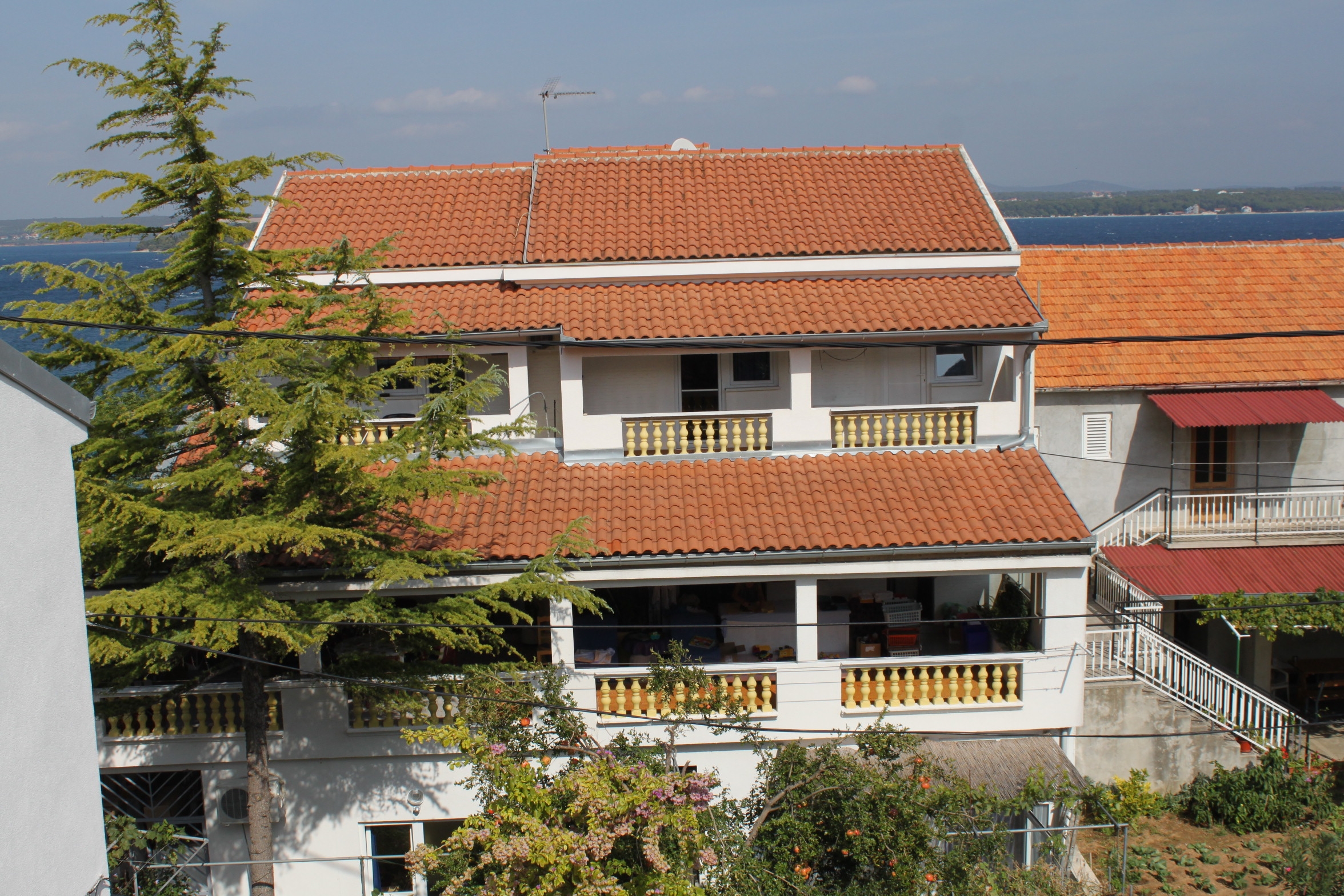 Two bedroom apartment with terrace and sea view Tkon, Pašman  A-a