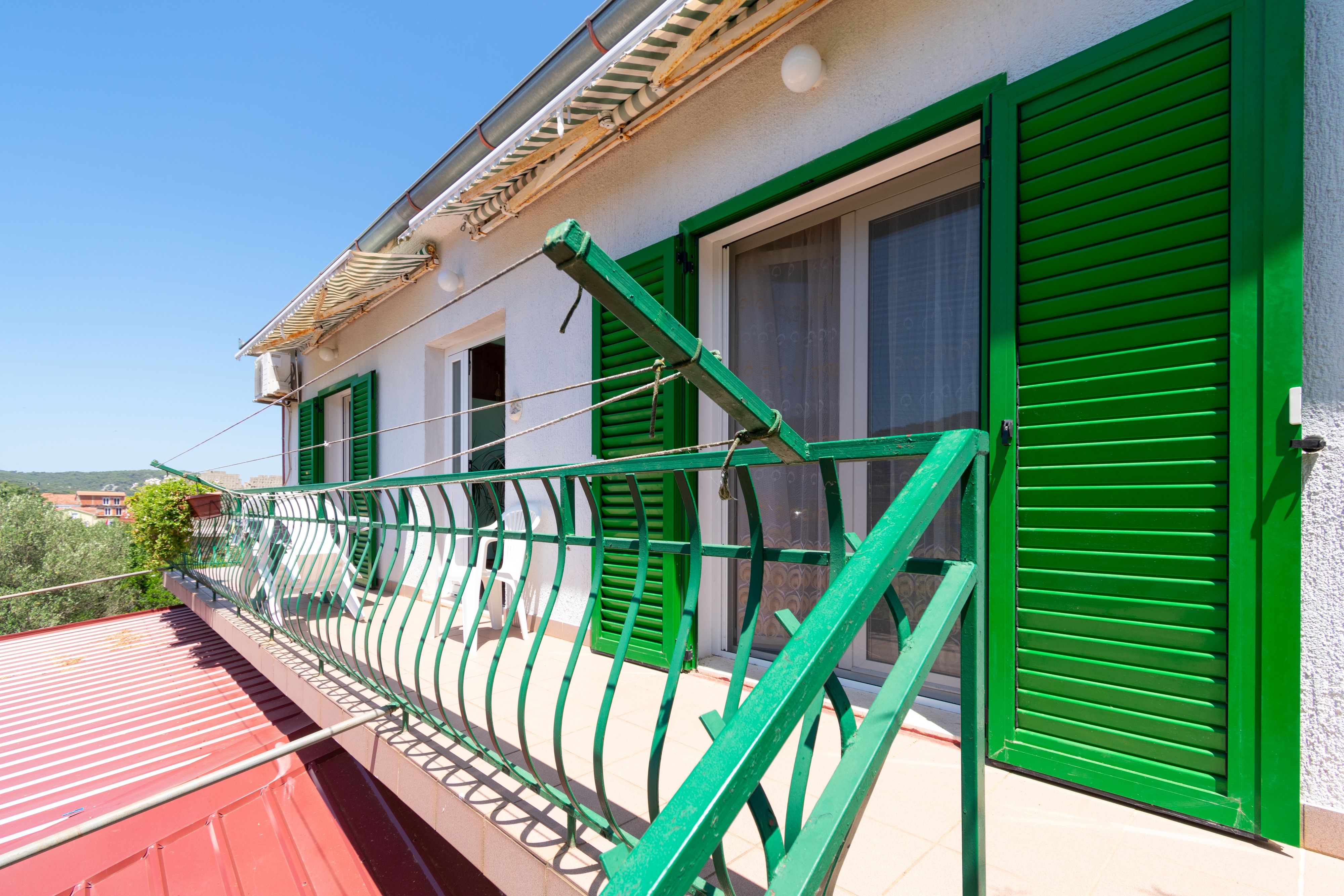Three bedroom apartment with balcony Kraj, Pašman  A-a