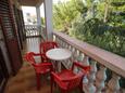 Mrljane, Balkon v ubytování typu apartment, s výhledem na moře a WiFi.