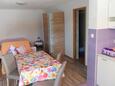 Dining room Lukoran, Dining room in the studio-apartment, (pet friendly) and WiFi.