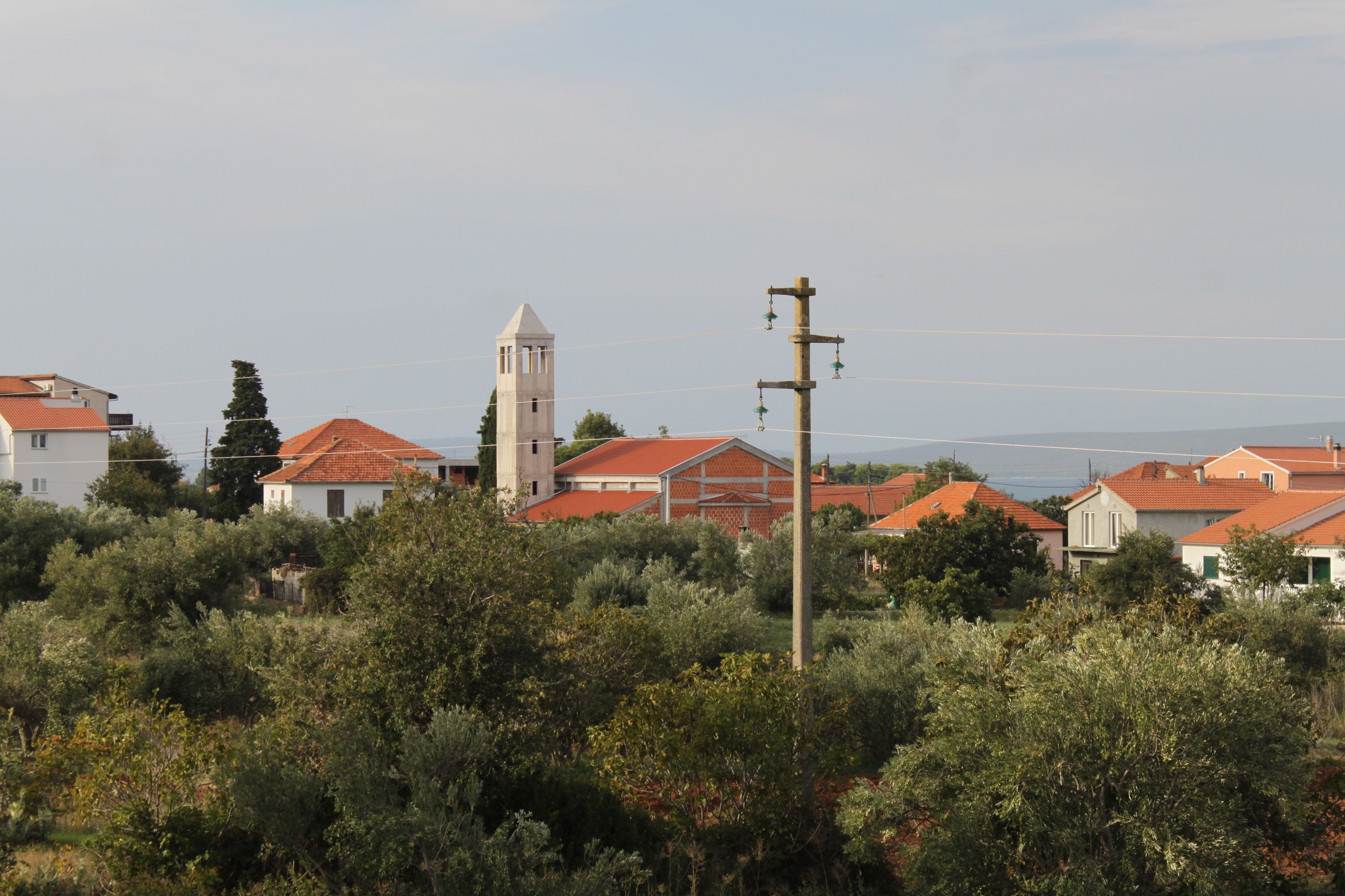 One bedroom apartment with terrace and sea view Mrljane, Pašman  A-a