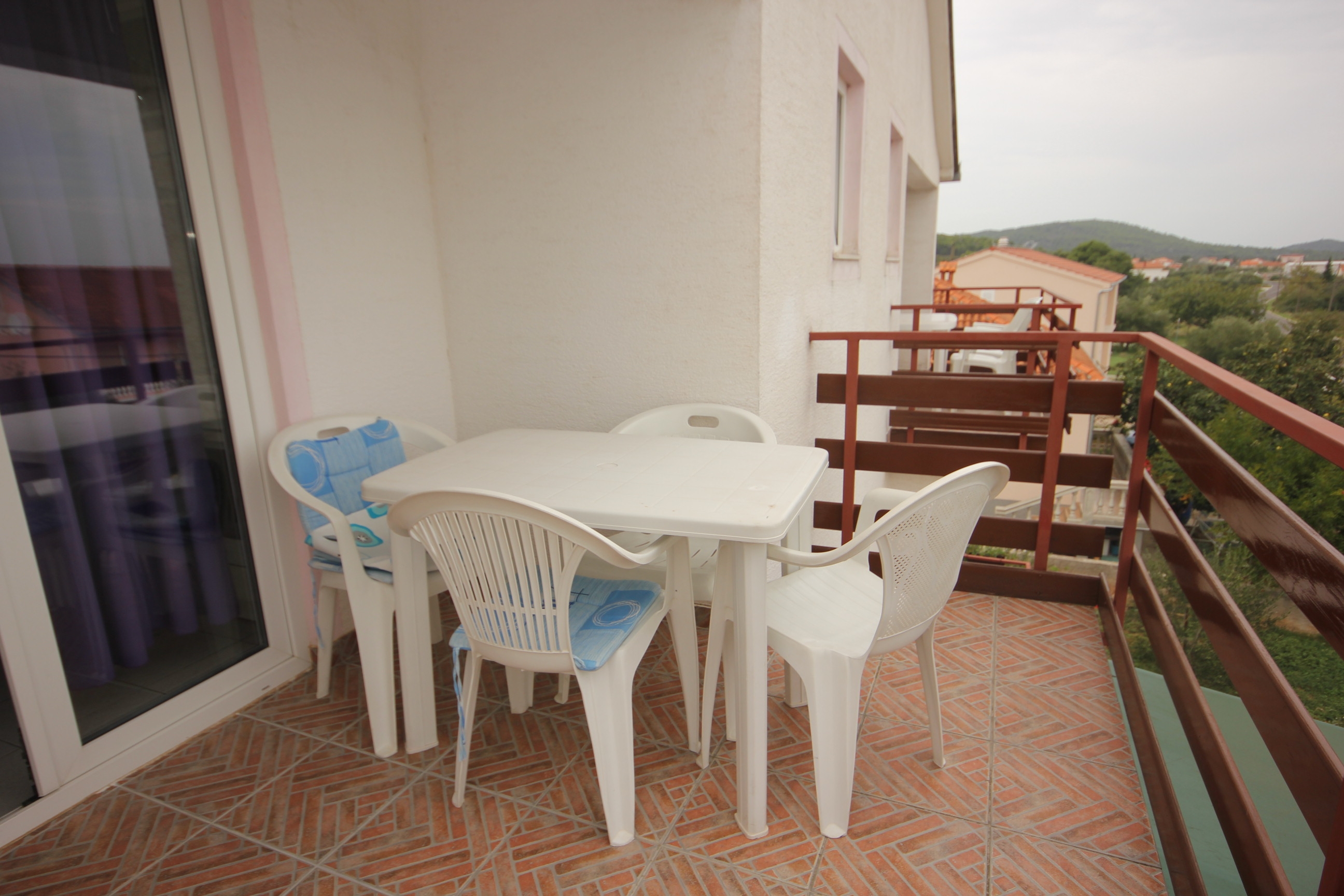 Two bedroom apartment with terrace and sea view Kraj, Pašman  A-a