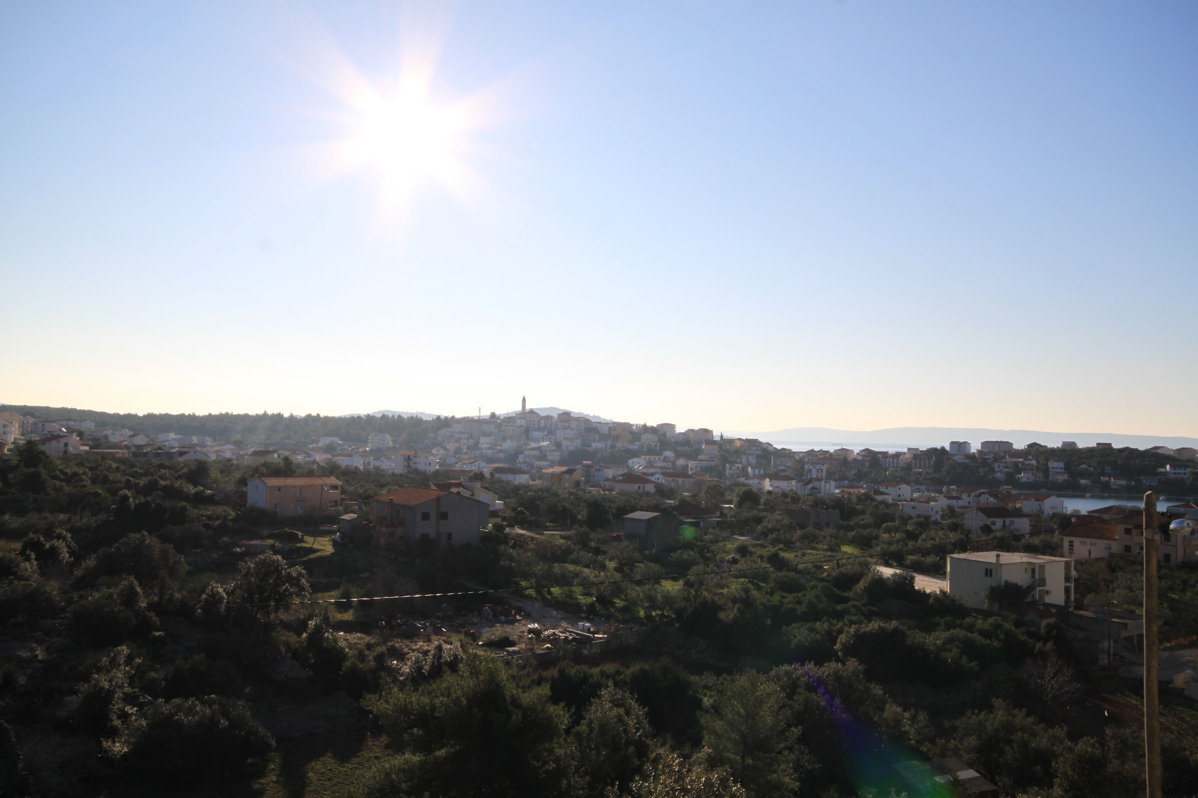 Two bedroom apartment with balcony and sea view Seget Vranjica, Trogir  A-a