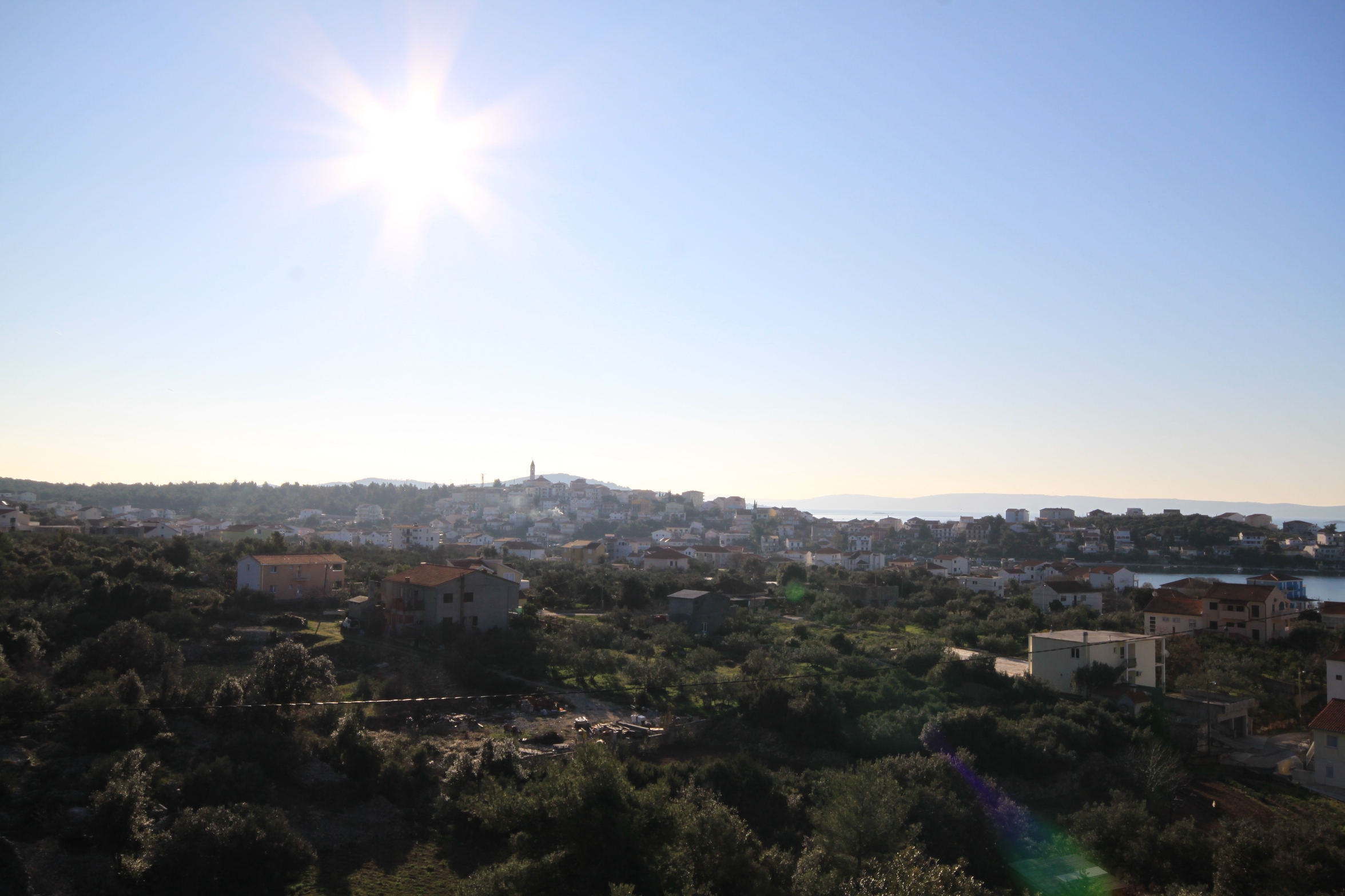 Two bedroom apartment with balcony and sea view Seget Vranjica, Trogir  A-b