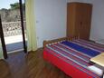 Drage, Dormitorio in the apartment, air condition available y WiFi.