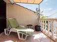 Muline, Terrace in the apartment, with a sea view and WiFi.