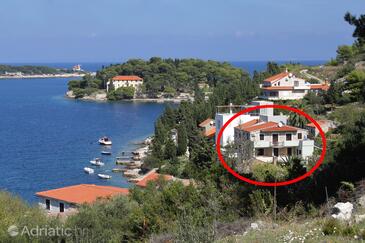 Property Vis, Vis, Property 8524 - Apartments near sea with rocky beach.