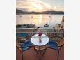 Vis, Balcon dans l’hébergement en type apartment, avec la vue sur la mer et WiFi.