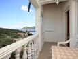 Vis, Terrasse dans l’hébergement en type apartment, avec la vue sur la mer et WiFi.