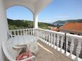 Terrace Vis, Terrace in the apartment, with a sea view and WiFi.