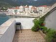 Komiža, Terrasse dans l’hébergement en type apartment, avec la vue sur la mer et WiFi.