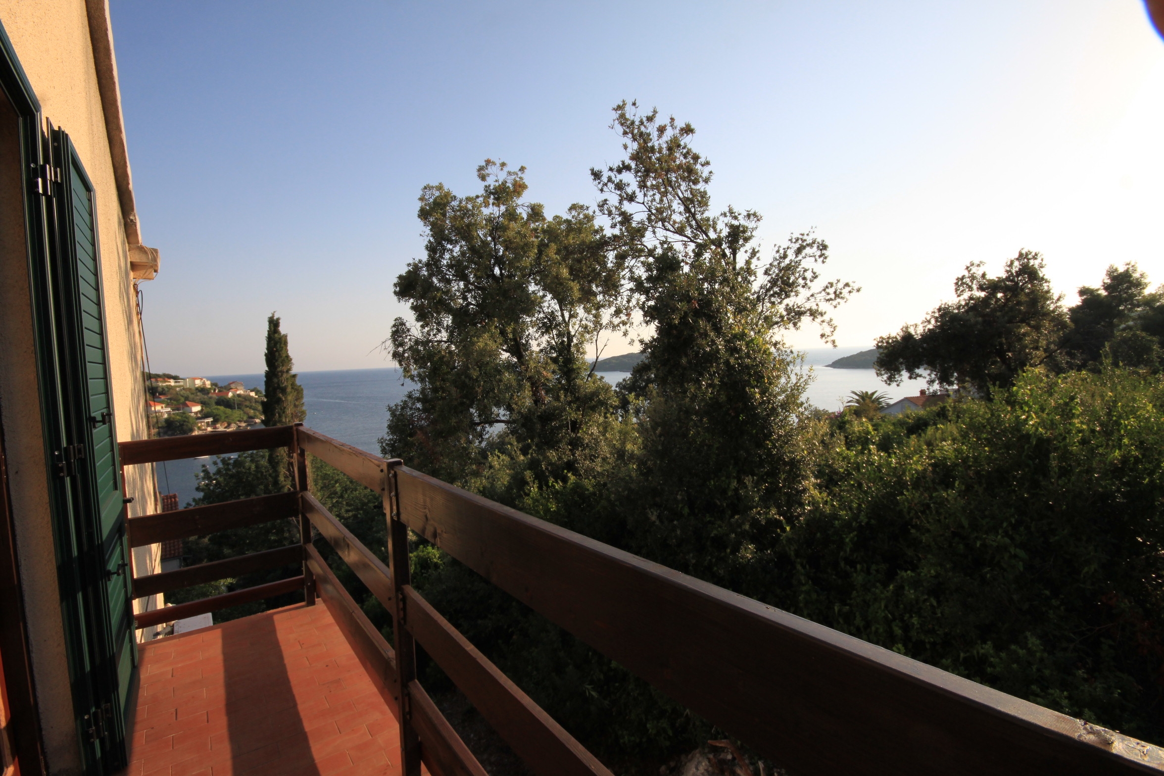 One bedroom apartment with balcony and sea view Molunat, Dubrovnik  A-a