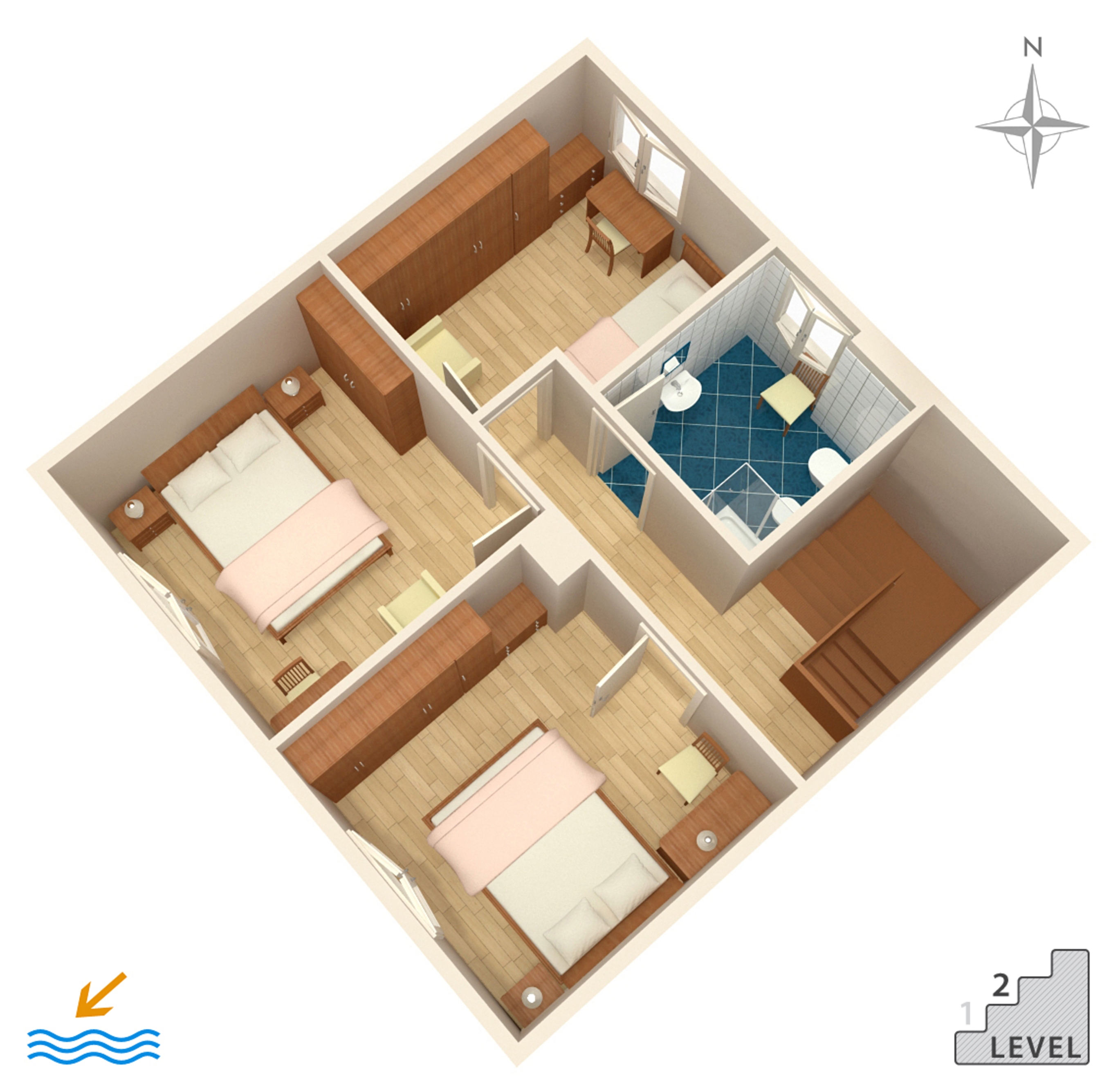 Three bedroom house with terrace Cavtat, Dubrovnik  K