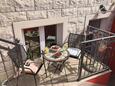 Mlini, Terrace in the studio-apartment, WiFi.