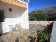 Slano, Terraza in the studio-apartment, with a sea view, (pet friendly) y WiFi.