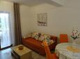 Living room Biograd na Moru, Living room in the apartment, air condition available and WiFi.