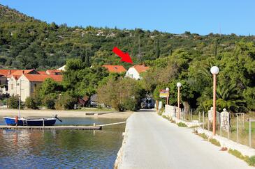 Slano, Dubrovnik, Hébergement 8608 - Appartement à proximité de la mer avec une plage de galets.