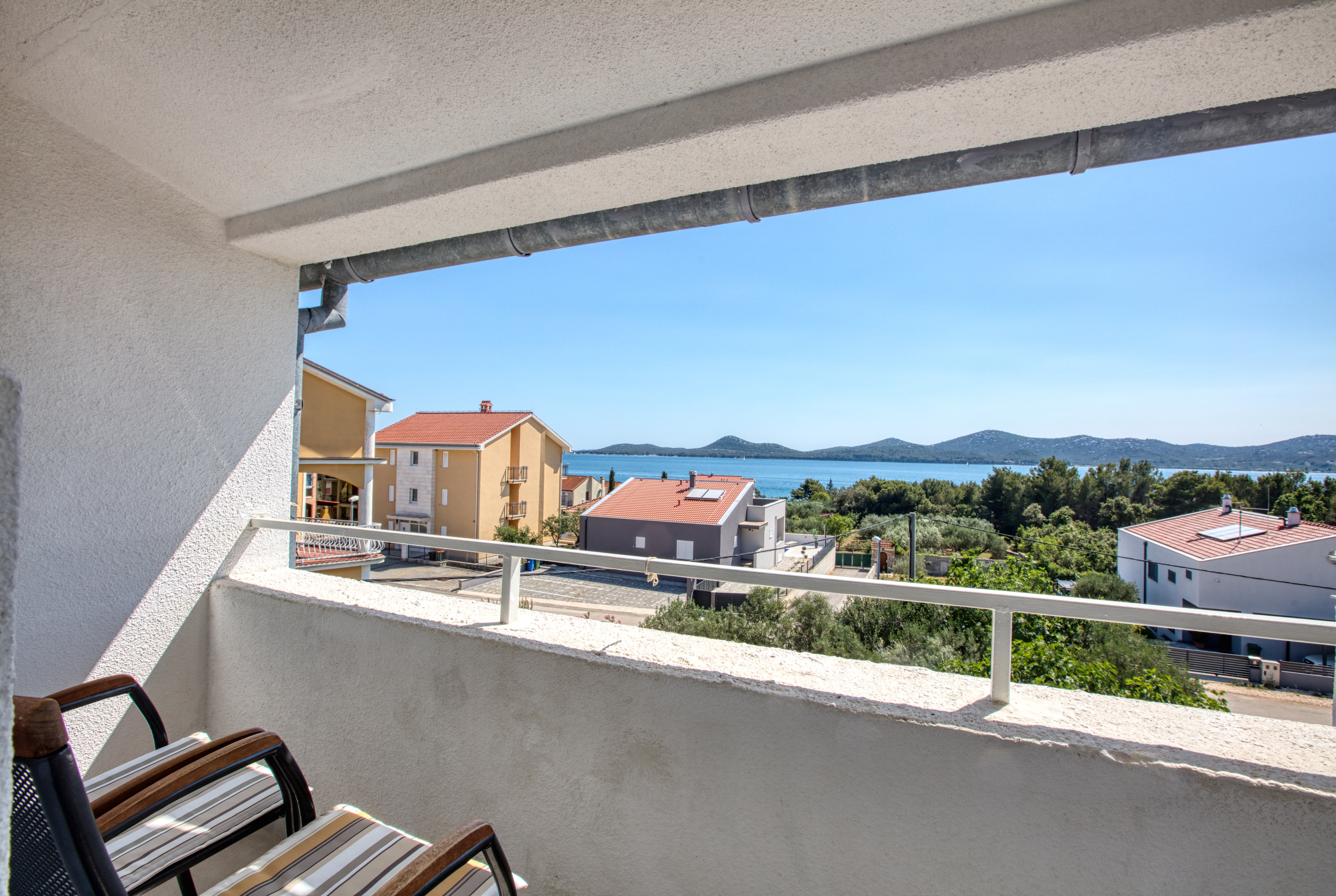 Two bedroom apartment with balcony and sea view Biograd na Moru, Biograd  A-b