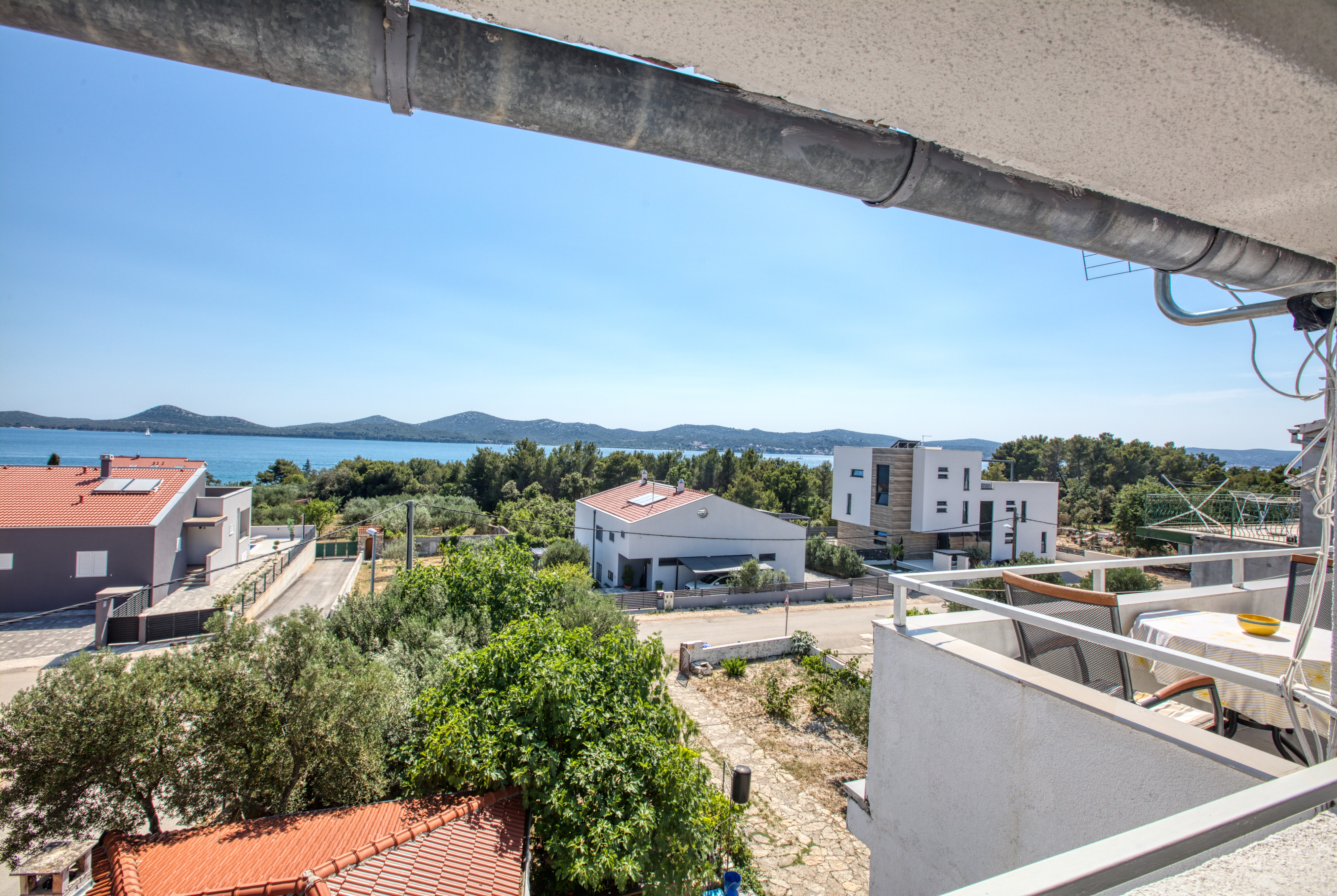 Two bedroom apartment with balcony and sea view Biograd na Moru, Biograd  A-b
