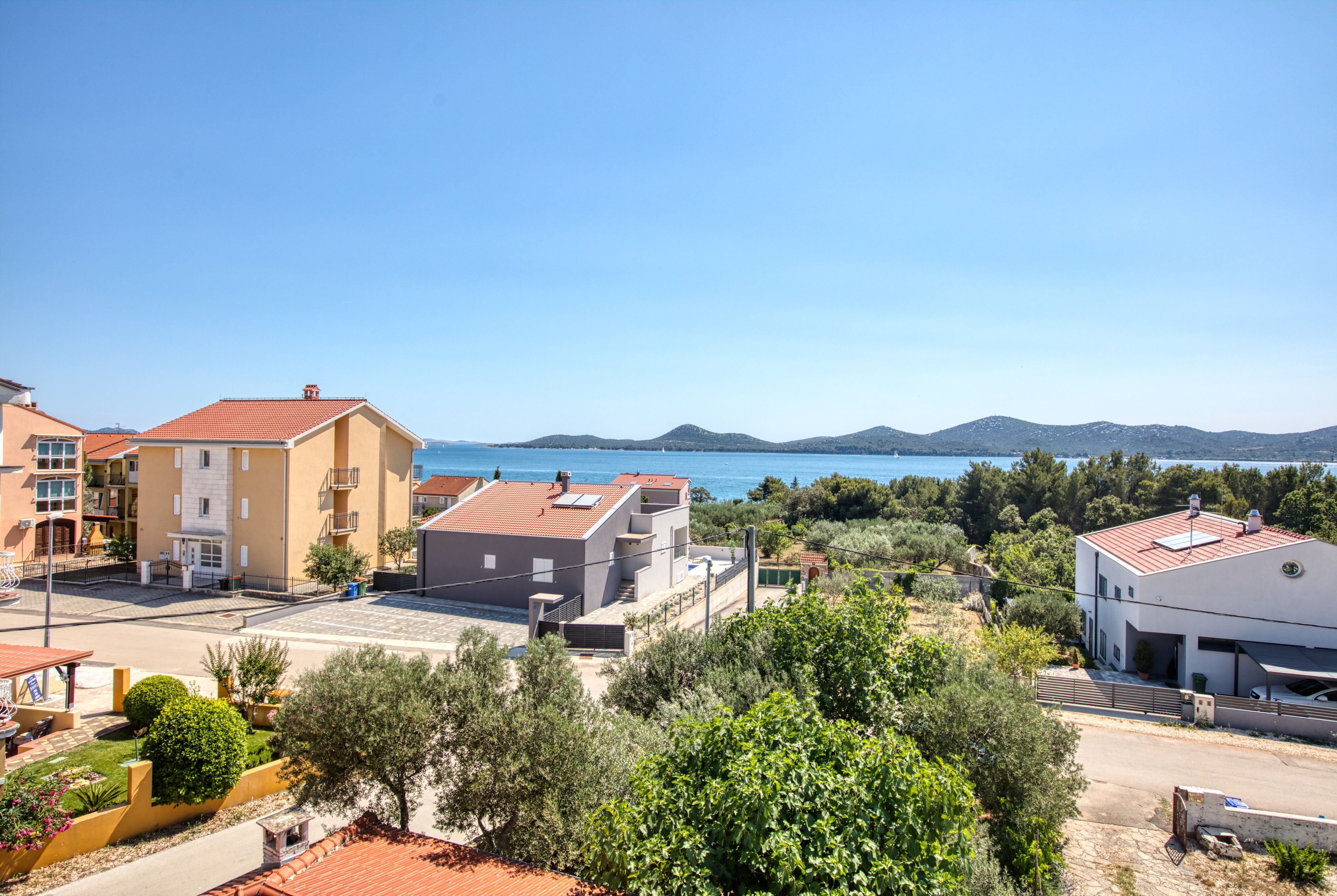 Two bedroom apartment with balcony and sea view Biograd na Moru, Biograd  A-b