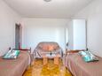 Biograd na Moru, Спальня 2 в размещении типа apartment, доступный кондиционер и WiFi.