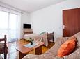 Biograd na Moru, Спальня 2 в размещении типа apartment, доступный кондиционер и WiFi.