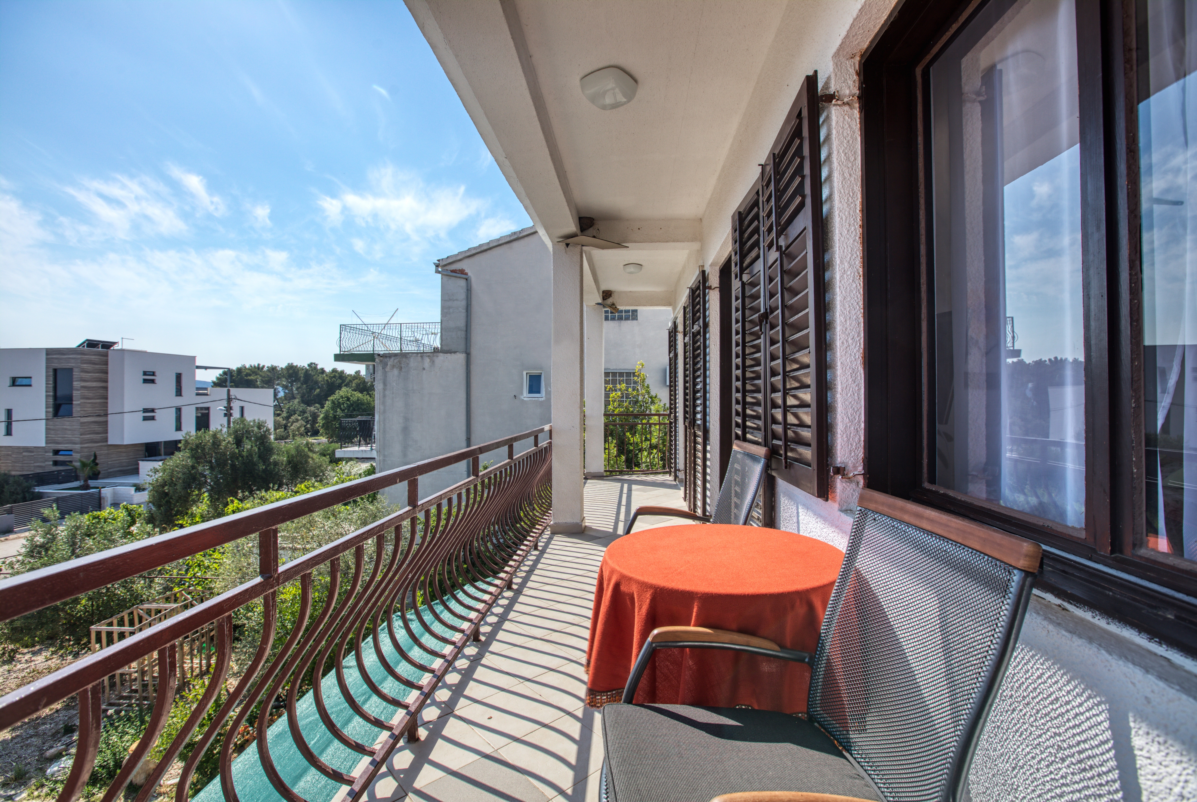 Two bedroom apartment with balcony and sea view Biograd na Moru, Biograd  A-e