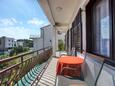 Biograd na Moru, Balkon v ubytování typu apartment, s výhledem na moře a WiFi.
