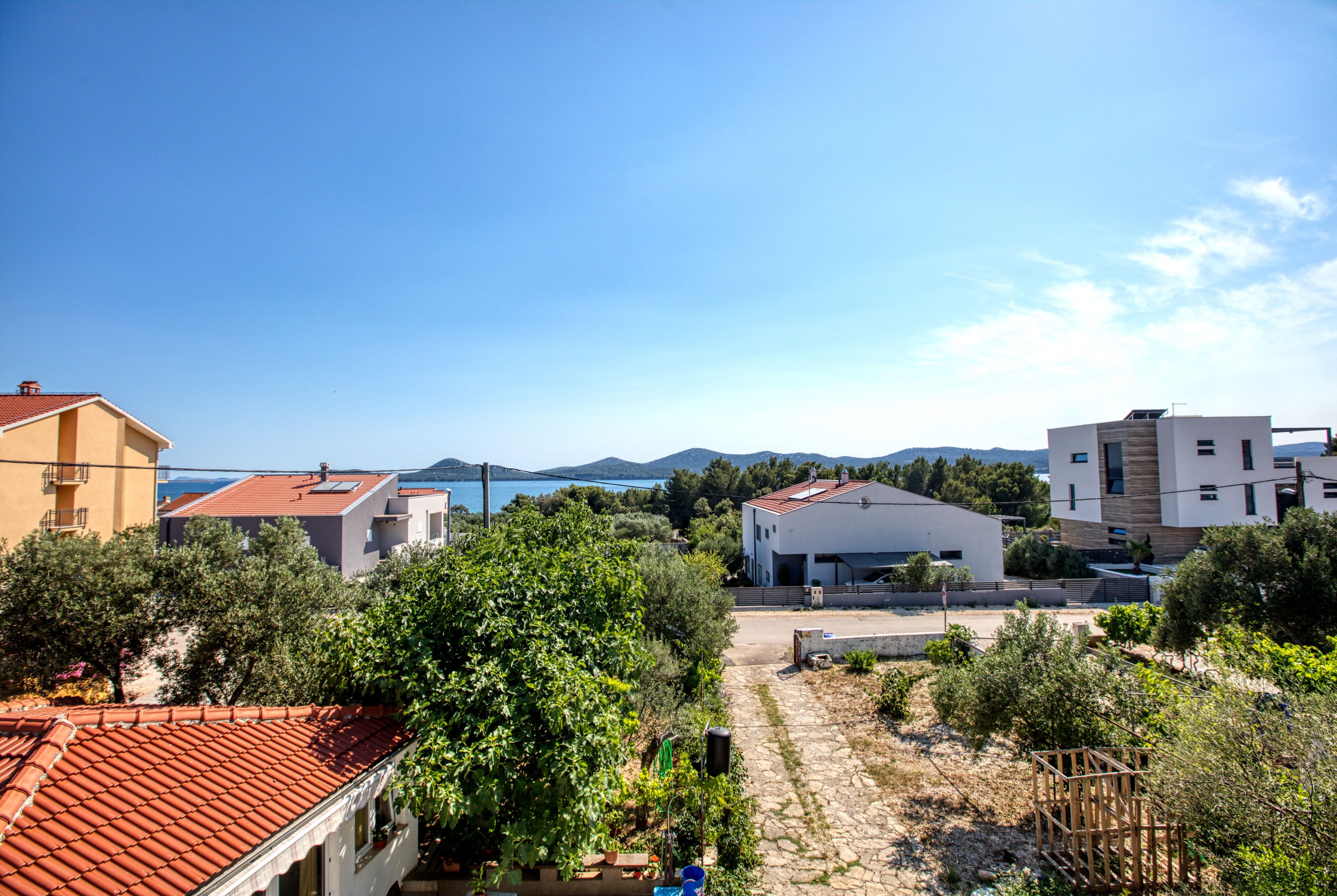 Two bedroom apartment with balcony and sea view Biograd na Moru, Biograd  A-e
