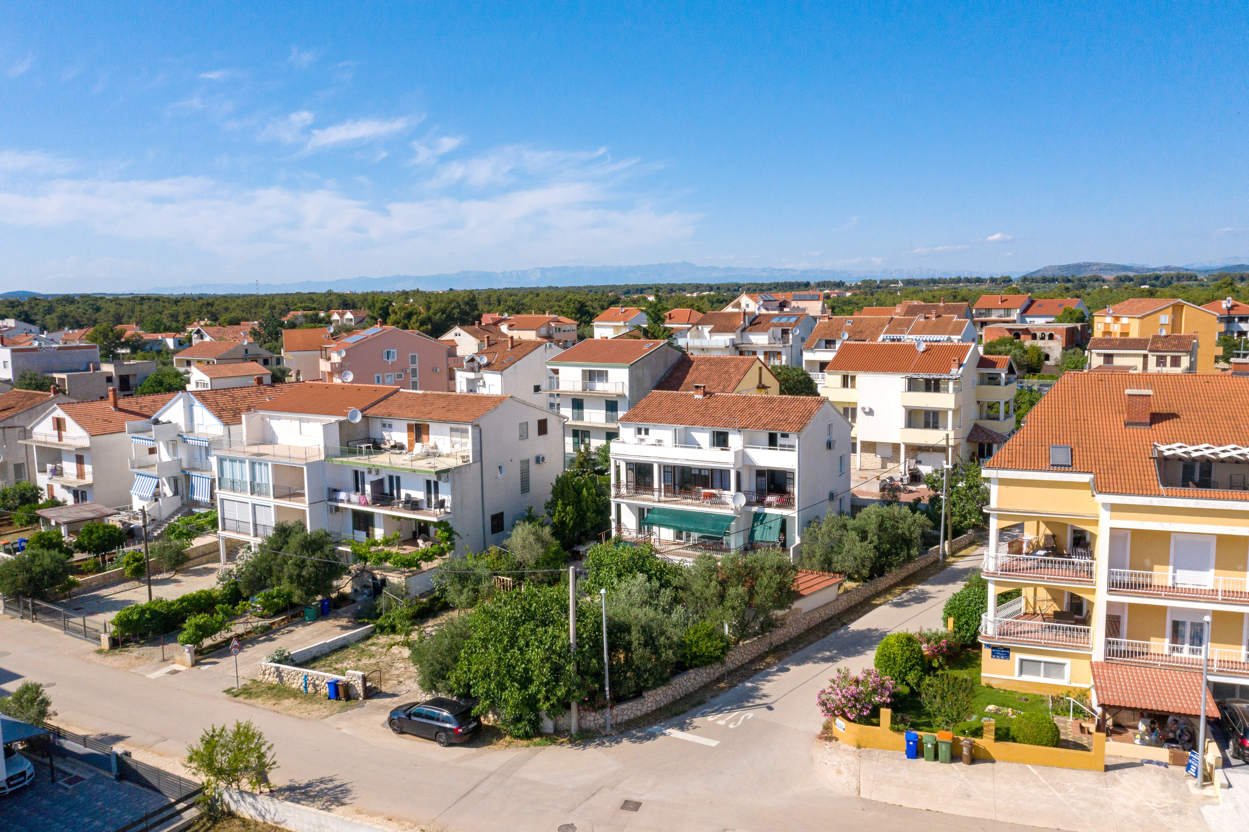 Two bedroom apartment with balcony and sea view Biograd na Moru, Biograd (A-863-e)