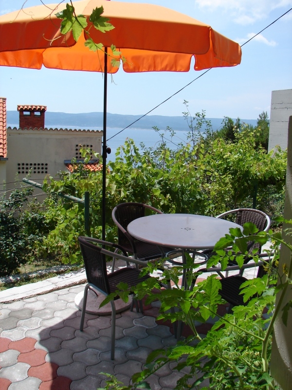 One bedroom apartment with terrace and sea view Marušići, Omiš  A-a