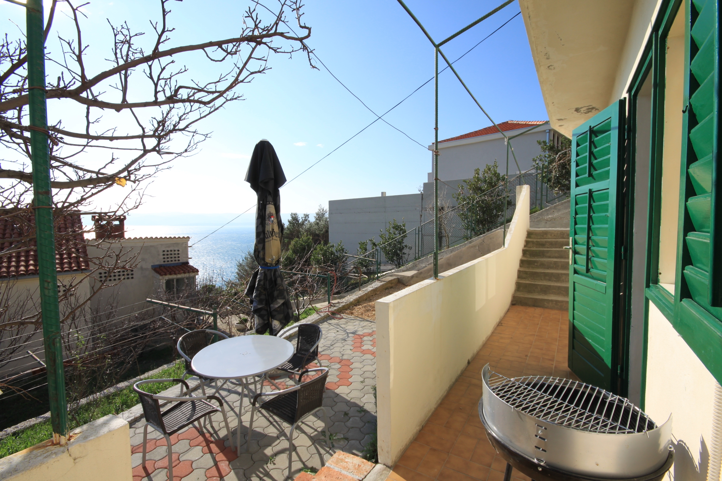 One bedroom apartment with terrace and sea view Marušići, Omiš  A-a