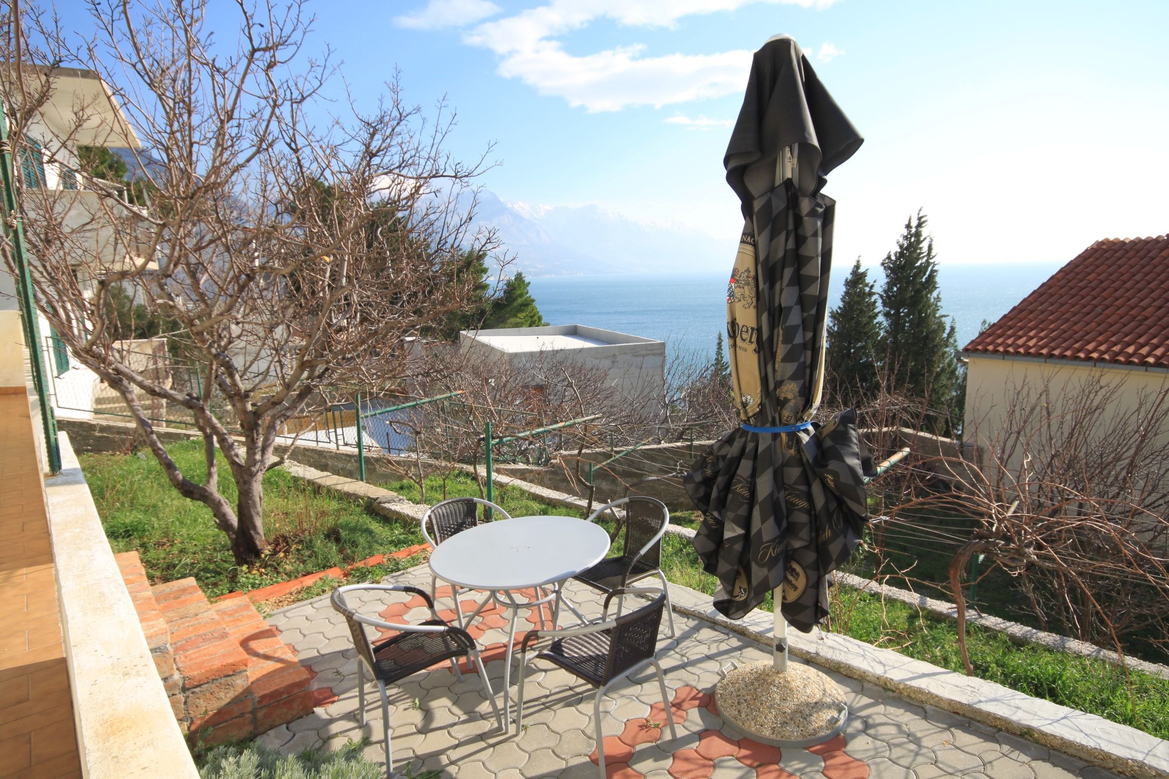 One bedroom apartment with terrace and sea view Marušići, Omiš  A-a