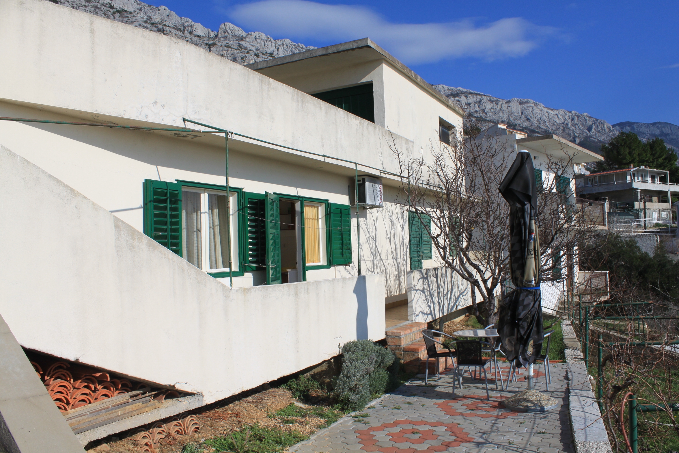 One bedroom apartment with terrace and sea view Marušići, Omiš  A-a