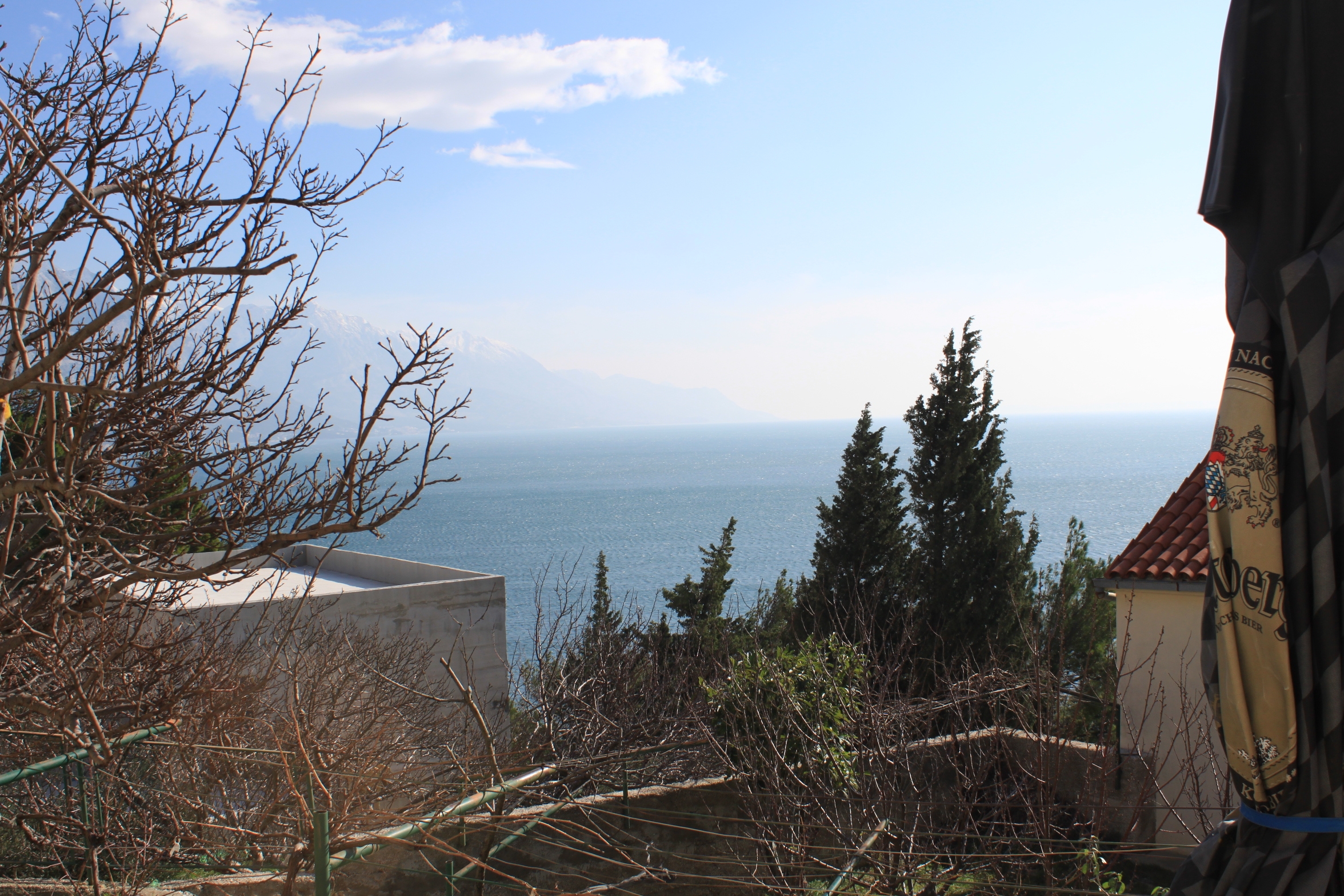 One bedroom apartment with terrace and sea view Marušići, Omiš  A-a
