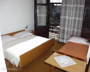 Bedroom Biograd na Moru, Bedroom in the room.