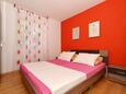 Bedroom 1 Arbanija, Bedroom 1 in the apartment, (pet friendly) and WiFi.
