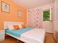 Ložnice Arbanija, Ložnice v ubytování typu apartment, domácí mazlíčci povoleni a WiFi.