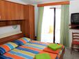 Ložnice Mandre, Ložnice v ubytování typu apartment, s klimatizací, domácí mazlíčci povoleni a WiFi.