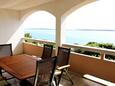 Mandre, Terraza in the apartment, with a sea view, (pet friendly) y WiFi.