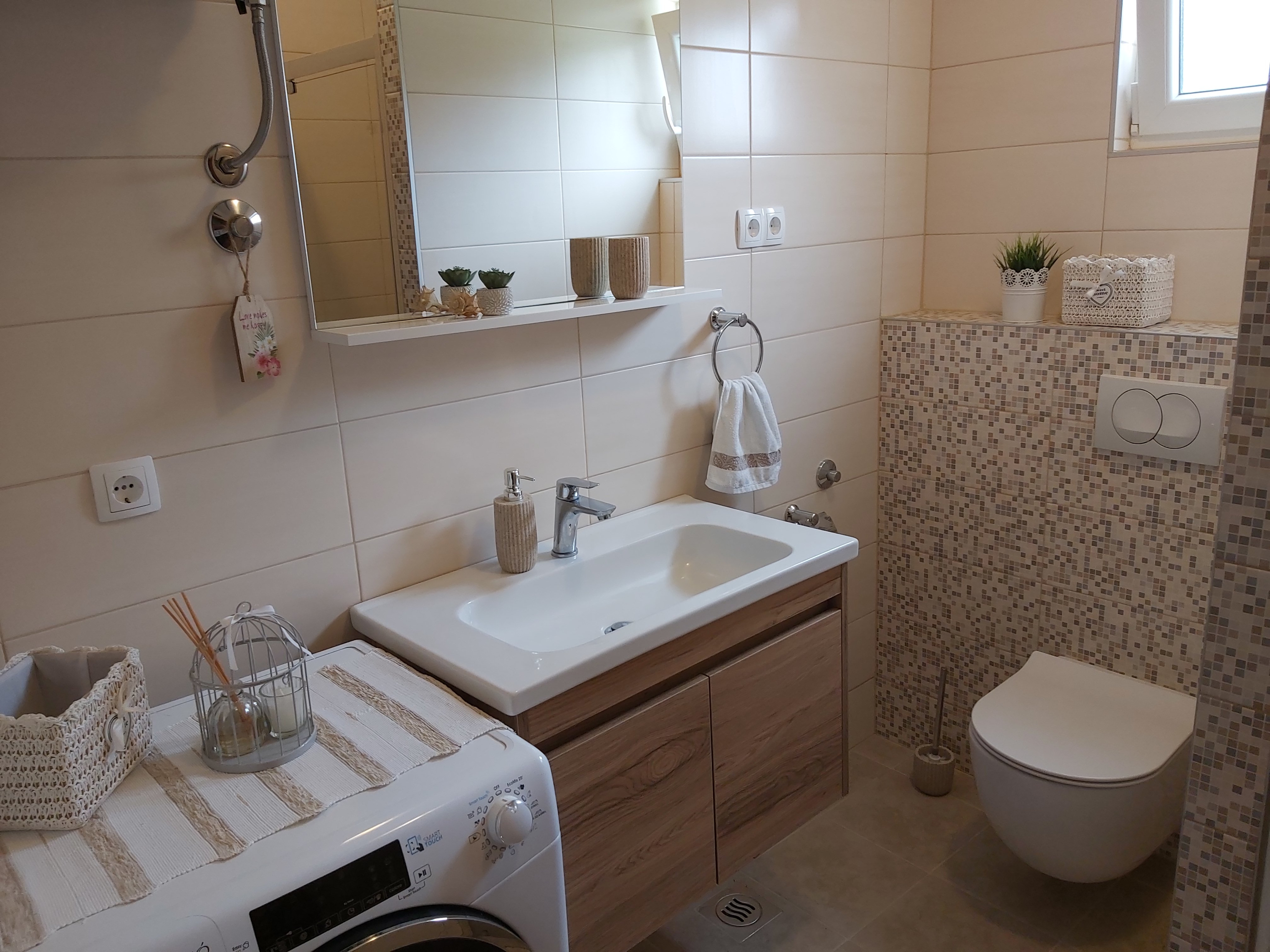 Two bedroom apartment with balcony and sea view Slatine, Čiovo  A-a