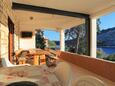 Vinišće, Terrace in the apartment, with a sea view, (pet friendly) and WiFi.